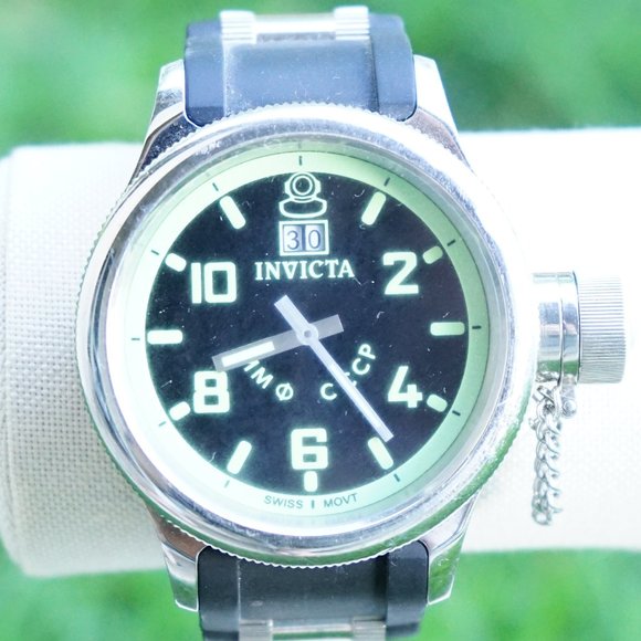 INVICTA 4342 Russian Diver Watch + NEW BATTERY - Picture 9 of 15